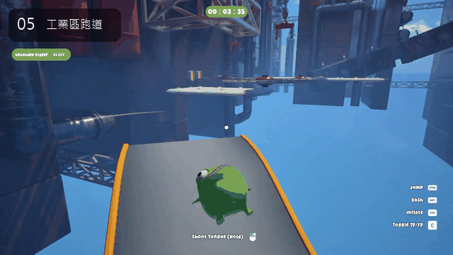Industrial factory runway gameplay